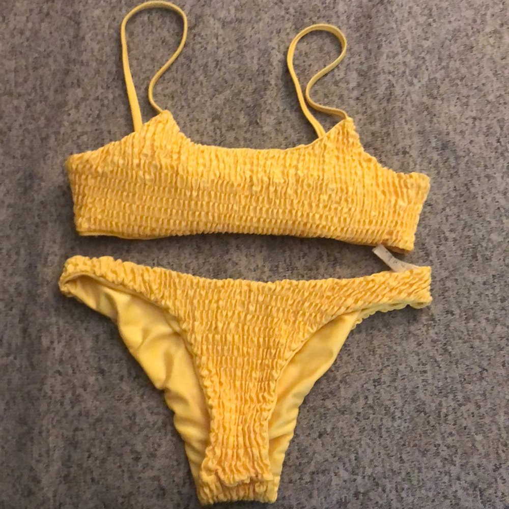 Yellow zaful bikini